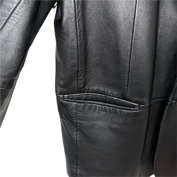 Calvin Klein Man 100% Lather Jacket Size XL/Eu 44 - Picture 3 of 6